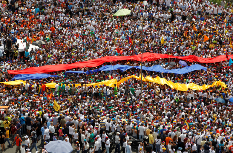 Митинг против президента Венесуэлы Николаса Мадуро в Каракасе, 26 октября 2016 года