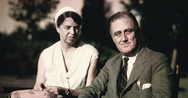 Франклин Д. Рузвельт с женой Элеонорой, 1932 год. Фото: FDR Presidential Library & Museum