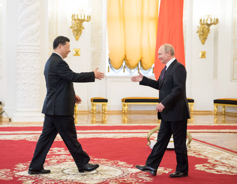 Встреча Си Цзиньпина и Владимира Путина