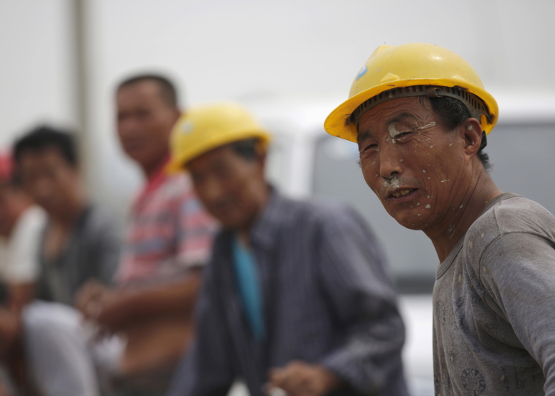 Китайские рабочие.