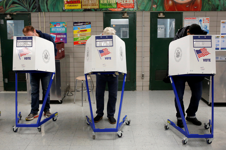 Голосование в США. Фото: Andrew Kelly / Reuters