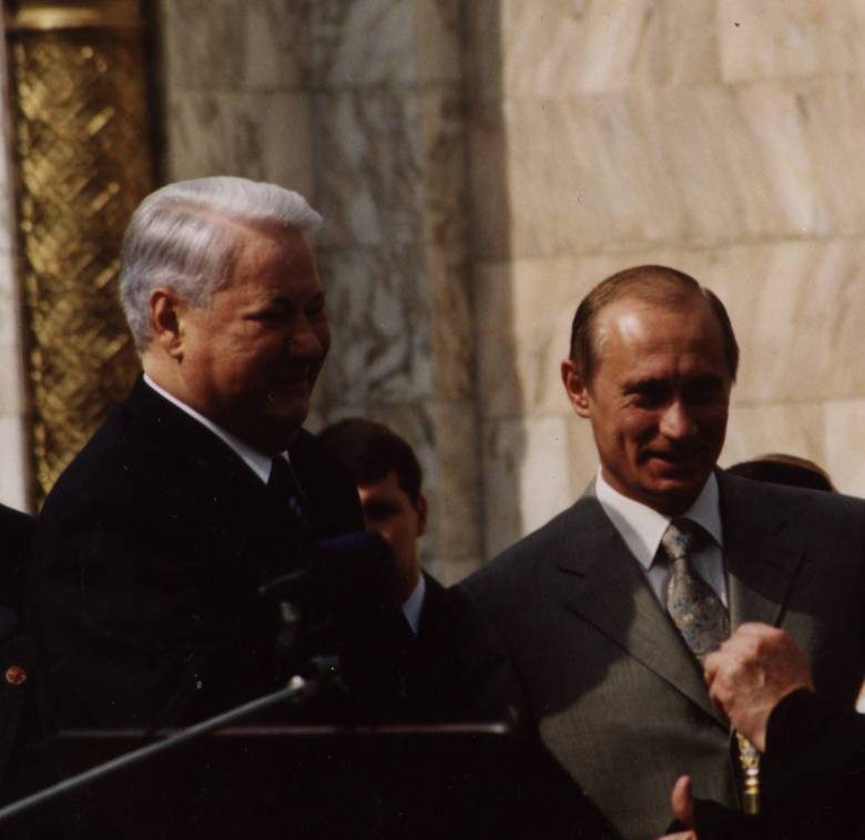 Борис Ельцин и Владимир Путин