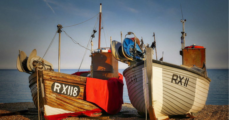Рыболовные лодки, Корнуэлл, Англия. Фото: pixabay.com