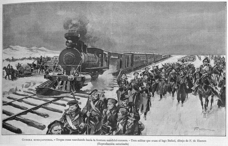 Фредерик де Ханен. Российские войска двигаются к корейско-маньчжурской границе