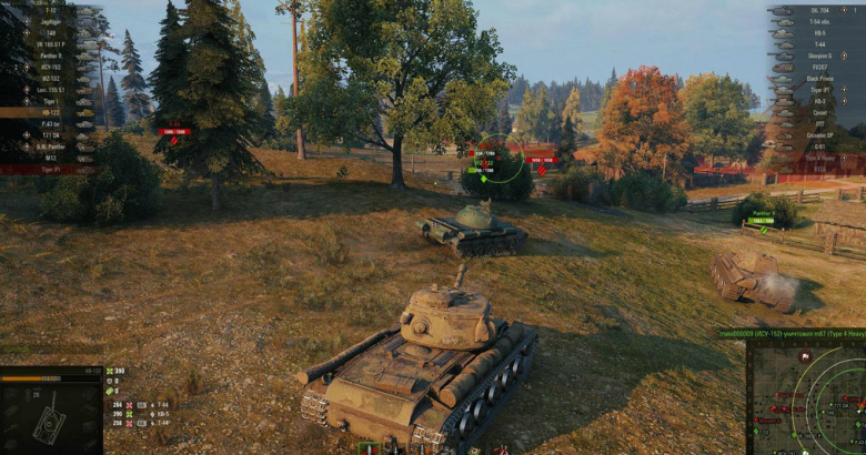 Скриншот игры World of Tanks