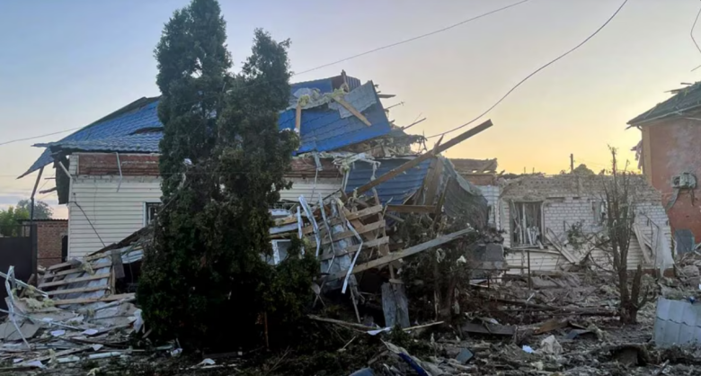 Последствия боев в Курской области