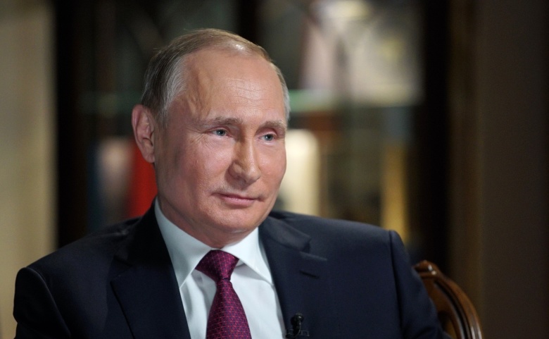 Владимир Путин во время интервью журналисту американского телеканала NBC Мегин Келли. Фото: kremlin.ru