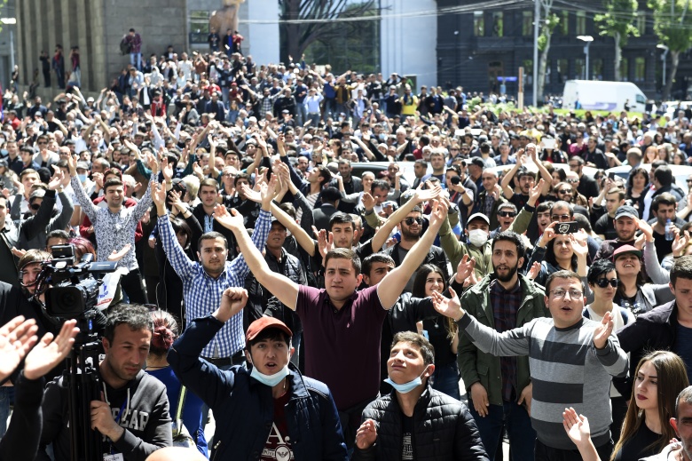 Акция протеста оппозиции, Ереван. Фото: Асатур Есаянц / РИА Новости