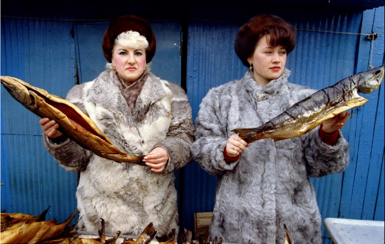 Рынок в Петропавловске, 1993 год. Фото: Reuters