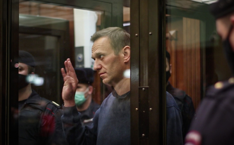 Алексей Навальный в суде. Фото: пресс-служба Мосгорсуда РФ