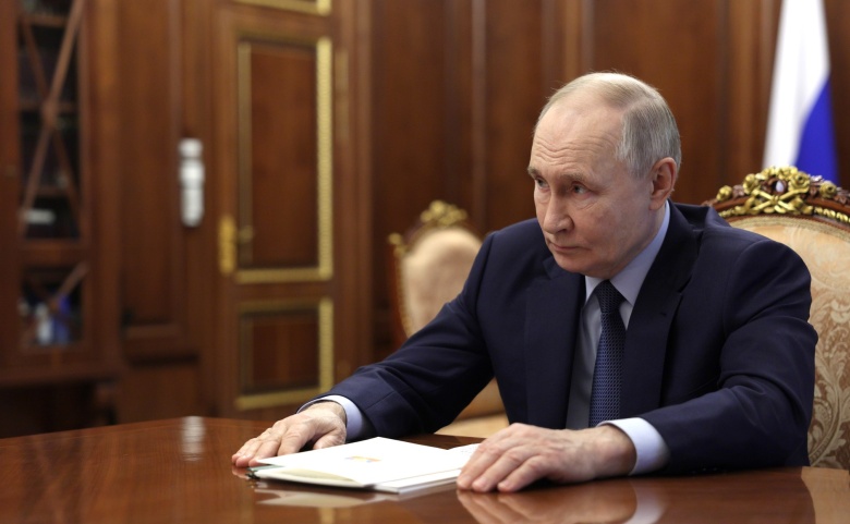 Владимир Путин на встрече с Михаилом Мишустиным, 7 февраля 2025 года