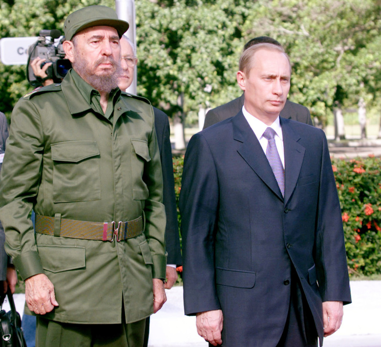 Фидель Кастро и Владимир Путин, 2000. Фото: Владимир Родионов и Сергей Величкин / ИТАР-ТАСС
