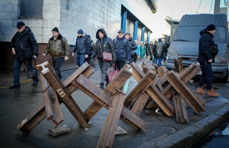 Киев накануне годовщины войны