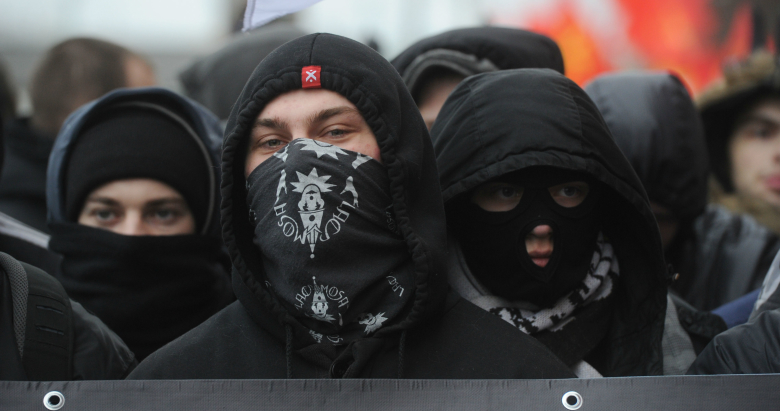 Участники "Русского марша" в Москве. Фото: Илья Питалев / РИА Новости