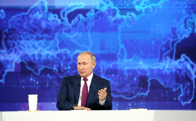 Владимир Путин на прямой линии, 30 июня 2021 года. Фото: kremlin.ru