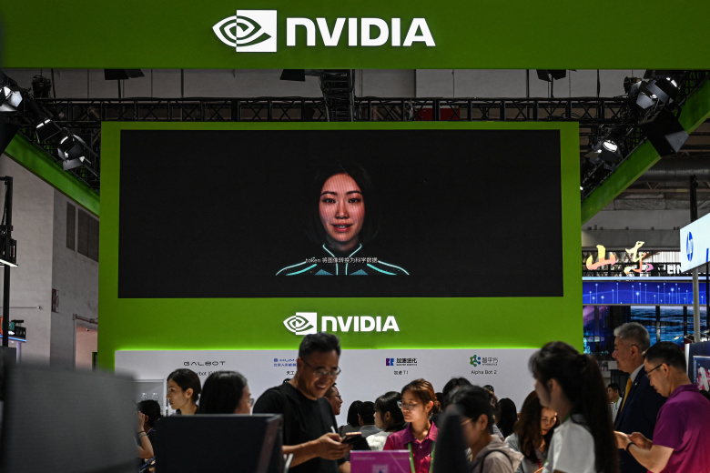 Cтенд Nvidia на Китайской международной выставке (CISCE) в Пекине