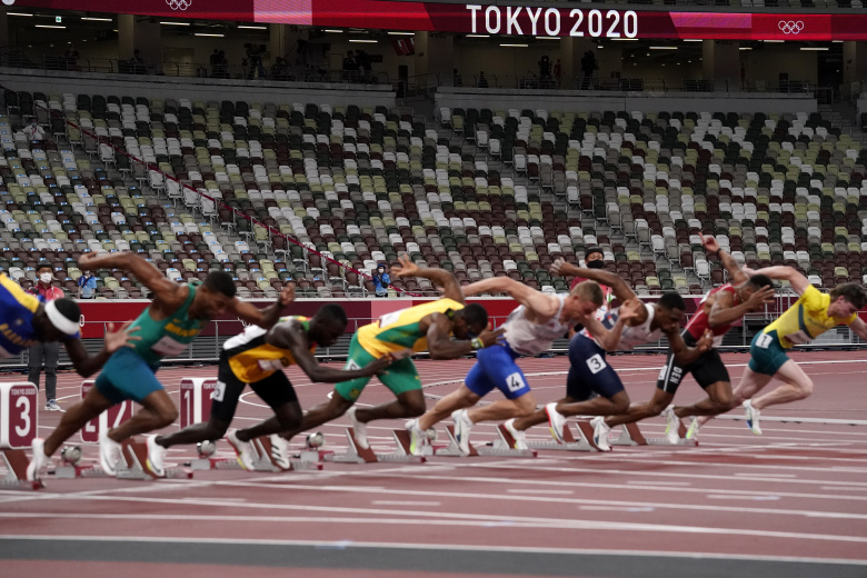 Лёгкая атлетика. Олимпиада. Токио. Бег на 100 метров. Фото: Jae C. Hong / AP/TASS