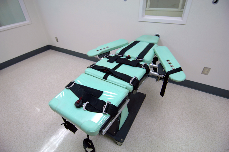 Комната для исполнения смертной казни в одной из тюрем Калифорнии.