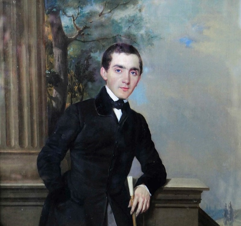 Петр Захаров-Чеченец. Автопортрет. 1833—1834 г.