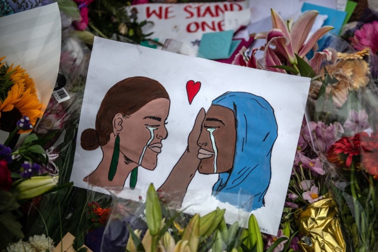 Акция памяти жертвам теракта в Новой Зеландии. Фото: Carl Court / Getty Images / Bloomberg