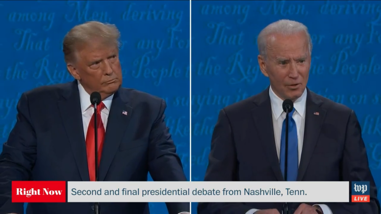 Вторые дебаты Дональда Трампа и Джозефа Байдена, 22 октября 2020 года
