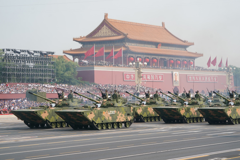 Военный парад в Пекине. Фото: Cheng Min / Xinhua / Global Look Press