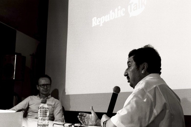 Выступление Владимира Мау на Republic Talk. Фото: Никита Фомичев