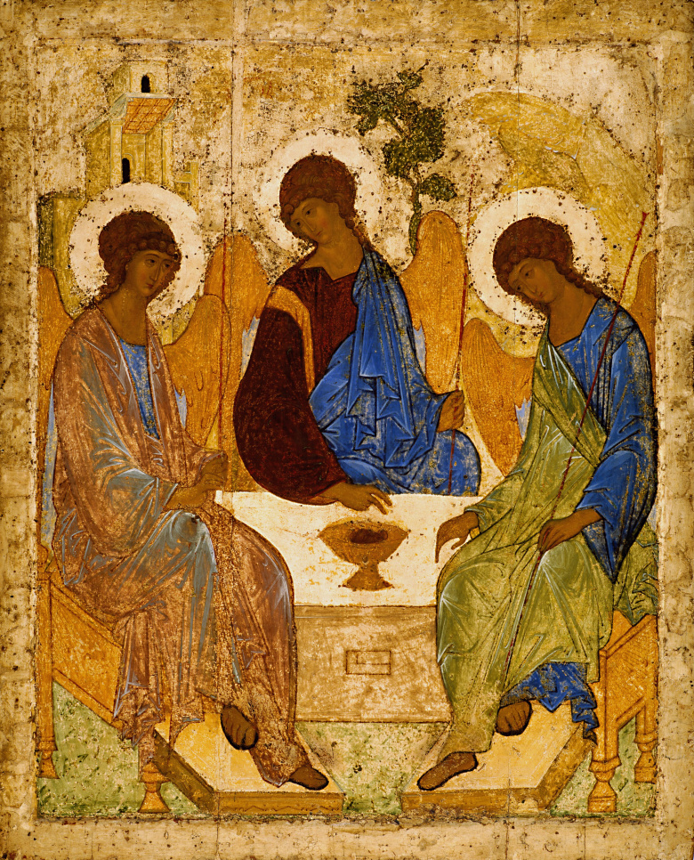 Андрей Рублев. «Троица». (1411 год или 1425 —1427 годы).
