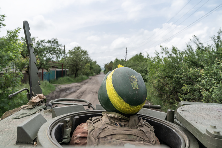 Военнослужащий ВСУ в Донбассе