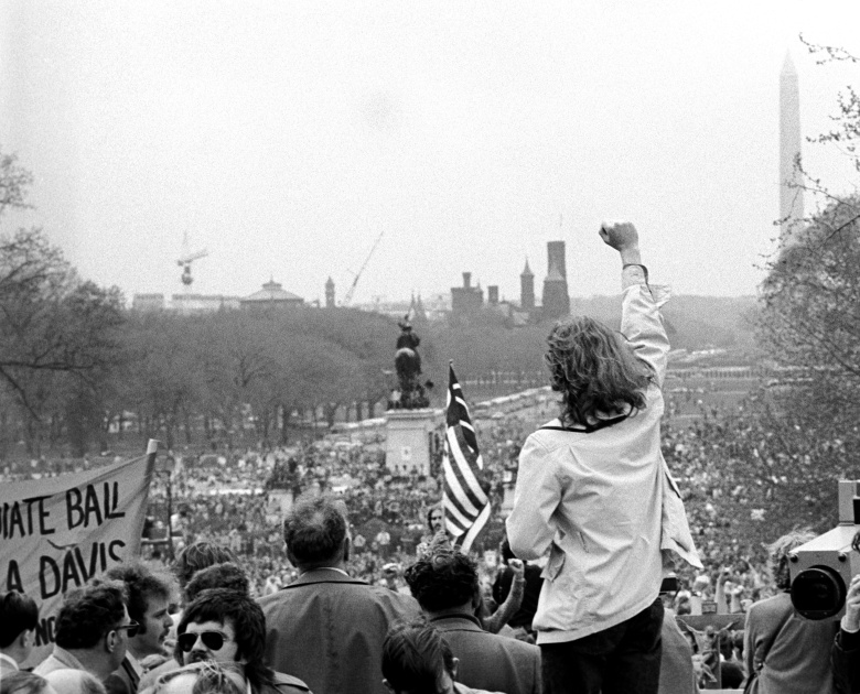 Антивоенный митинг в Вашингтоне, 1971 год