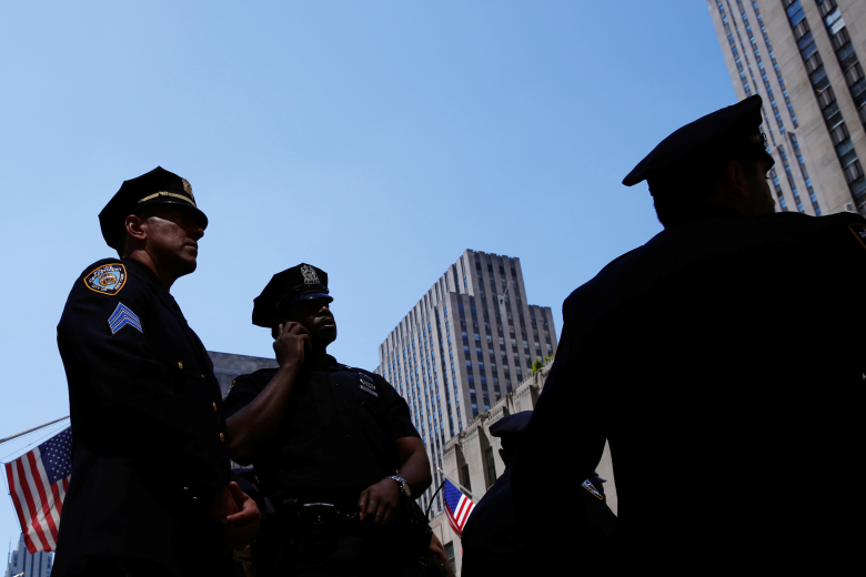 Полицейские в Нью-Йорке. Фото: Lucas Jackson / Reuters