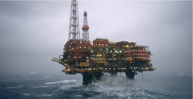 Платформа Charlie в Северном море на шельфовом месторождении Shell