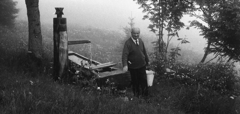 Мартин Хайдеггер в Тодтнауберге в Шварцвальдских горах. Фото:  Renaud Camus / flickr.com