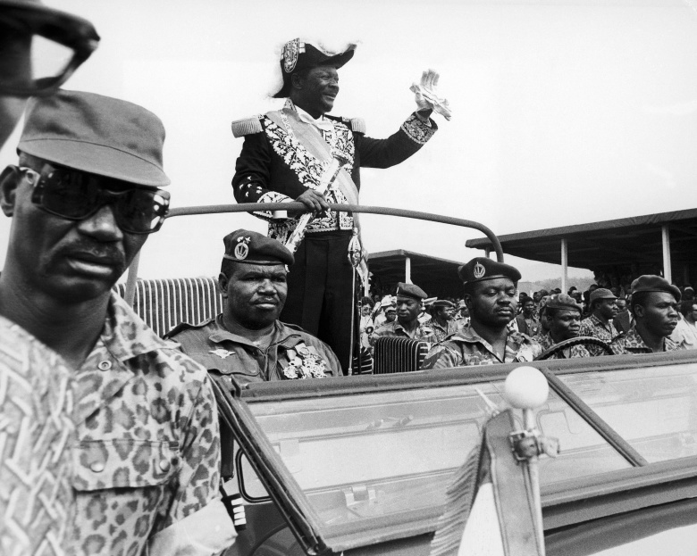 Коронация императора Центральноафриканской Империи Бокасса I, 4 декабря 1977 года