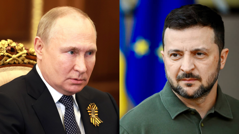 Владимир Путин и Владимир Зеленский