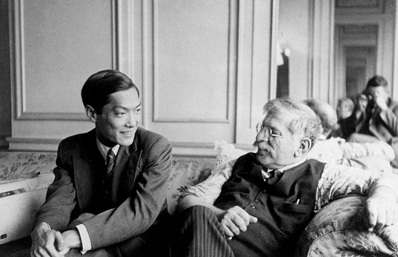 Профессор Магнус Хиршфельд (справа) со своим студентом и партнером Тао Ли, 1932