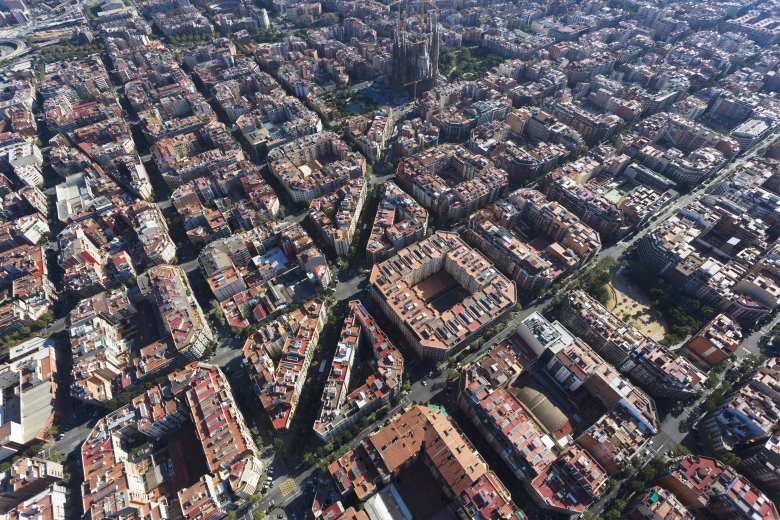 Район Эшампле в Барселоне, Испания