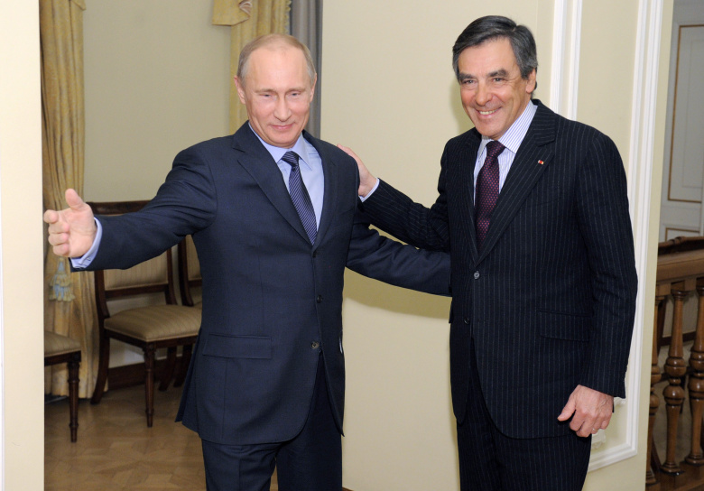 Владимир Путин и Франсуа Фийон, 2013. Фото: Alexei Druzhinin / RIA Novosti / Reuters