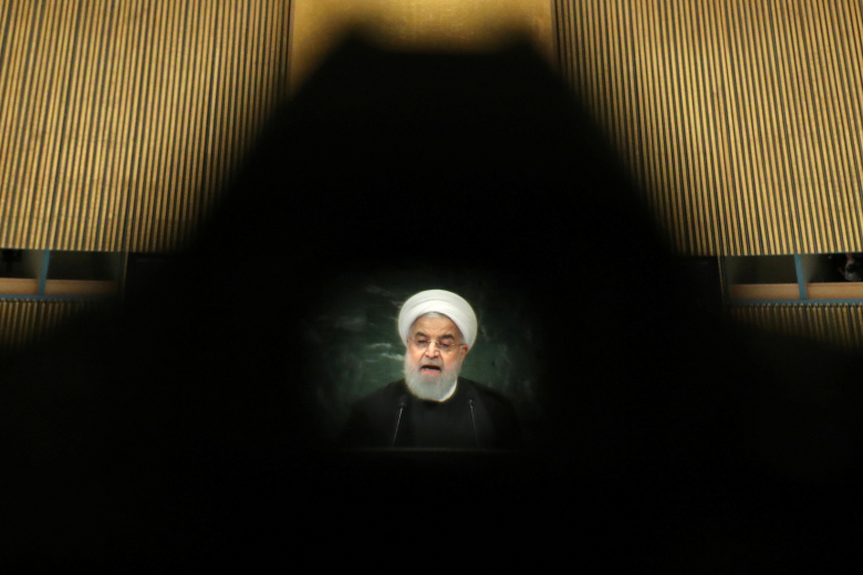 Хасан Рухани на сессии Генассамблеи ООН. Фото: Carlo Allegri / Reuters