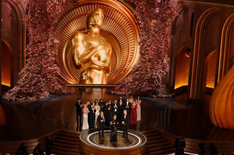 Фрагмент церемонии вручения премии «Оскар» в 2024 году