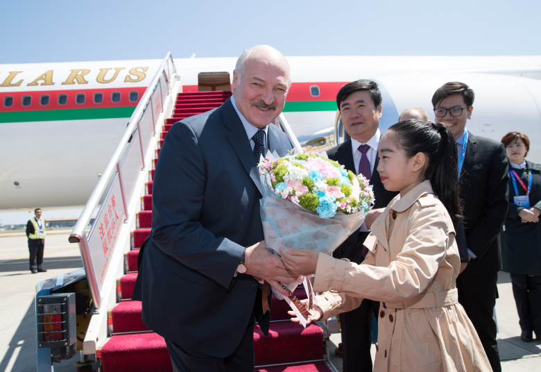 Александр Лукашенко в Пекине. Фото: Jin Liwang / ZUMA / Global Look Press
