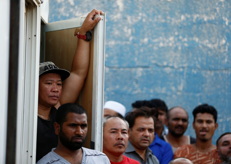 Азиатские работники, Эр-Рияд. Фото: Faisal Al Nasser / Reuters