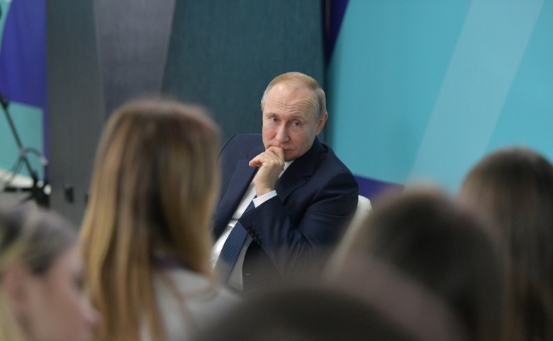 Владимир Путин на встрече со студентами ведущих вузов, 22 января 2020 года. Фото: Kremlin.ru