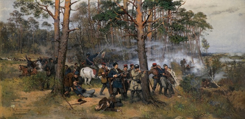 Тадеуш Айдукевич. Сцена польского восстания 1863 года
