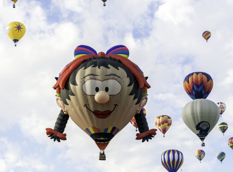 Ежегодный фестиваль воздушных шаров в американском Альбукерке