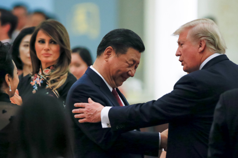 Дональд Трамп и Си Цзиньпин. Фото: Thomas Peter / Reuters