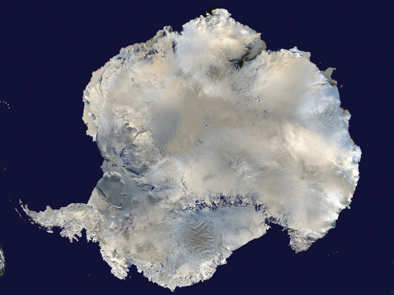 Лед в Антарктике, снимок из космоса. Фото: NASA / Reuters