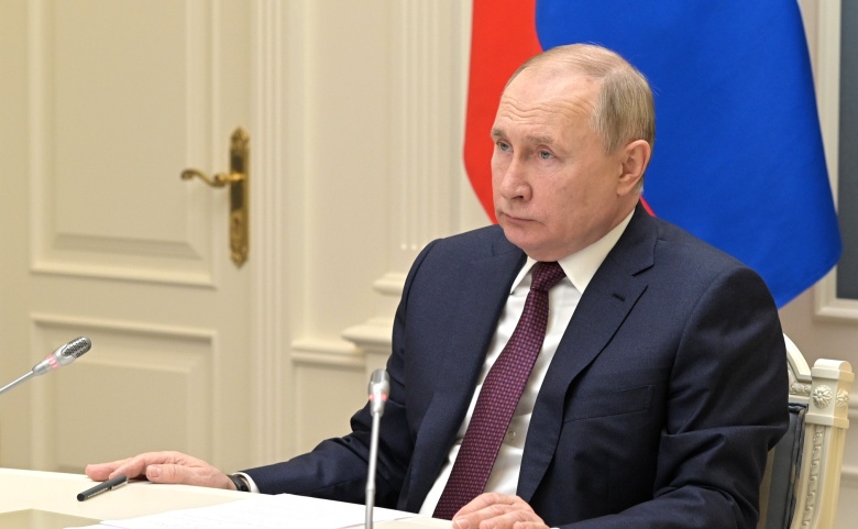 Президент РФ Владимир Путин во время учения сил стратегического сдерживания