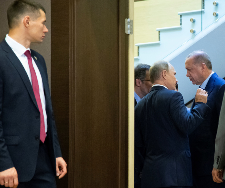 Реджеп Эрдоган и Владимир Путин. Фото: Alexander Zemlianichenko / Reuters