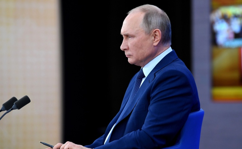 Ежегодная пресс-конференция Владимира Путина. Фото: kremlin.ru